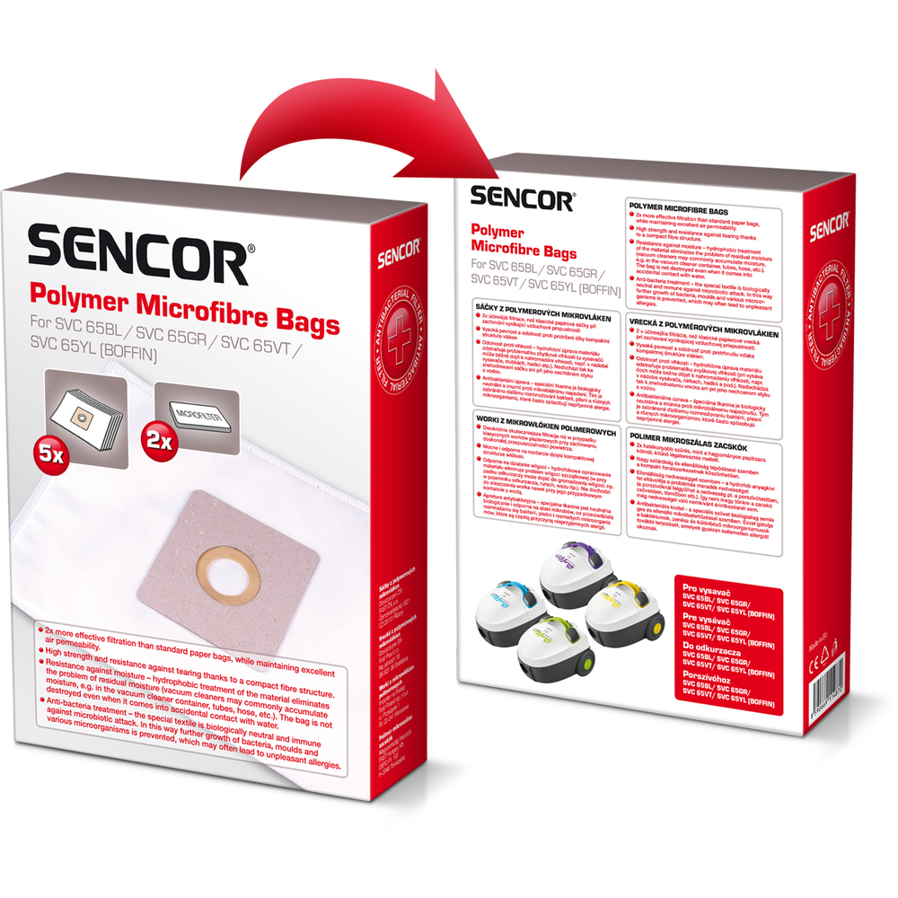 SENCOR SÁČKY SVC 65 (5ks)