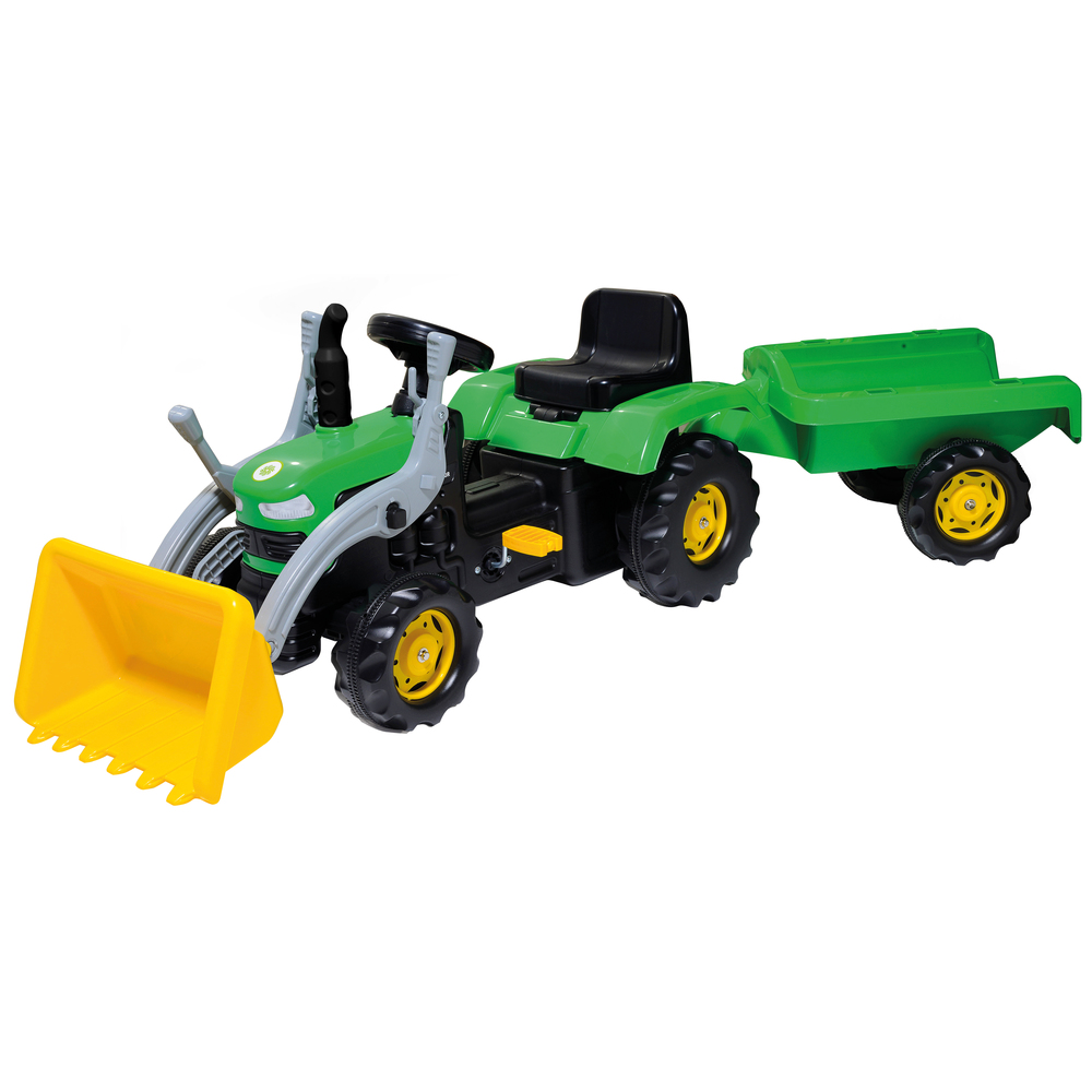 BUDDY TOYS BPT 1031 Šlapací traktor vozík, lžíce