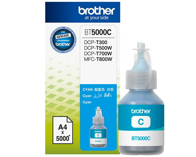 BROTHER BT-5000C (inkoust cyan, 5 000 str.@ 5% draft)