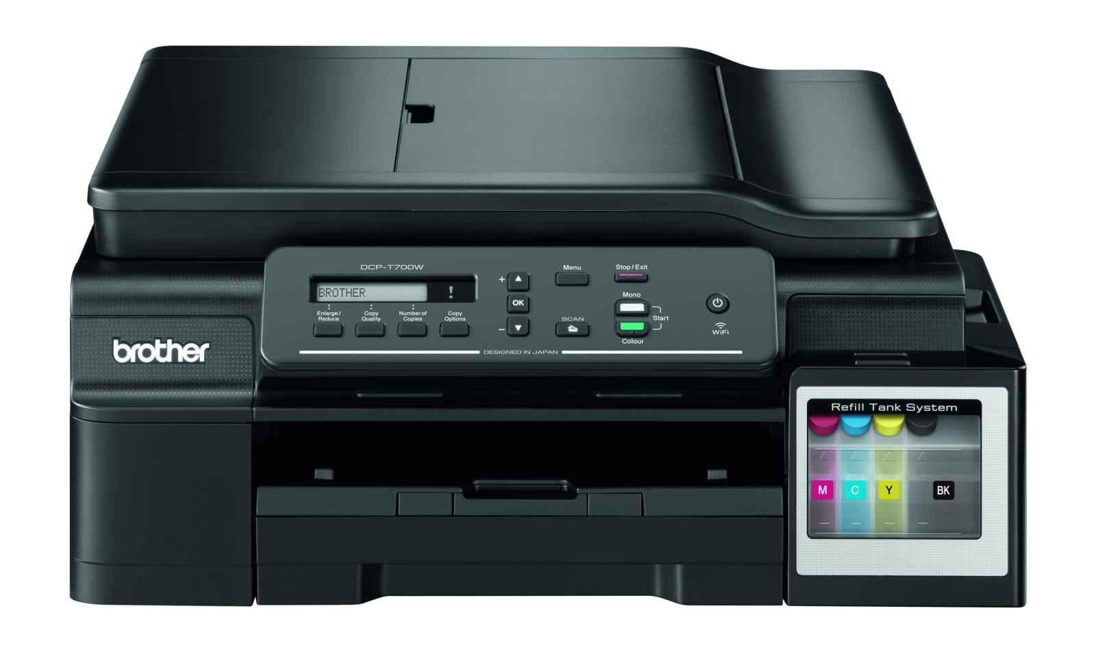 BROTHER DCP-T700W (tisk. / kop. / sken.), WiFi, ADF, ink benefit plus