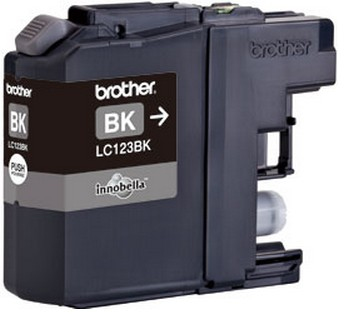 BROTHER LC-123BK (inkoust black,600 str.@ 5% draft)