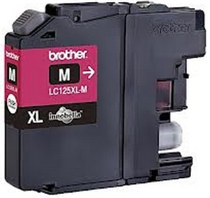 Fotografie BROTHER LC-125XLM (inkoust magenta, 1200 str.@ 5% draft)