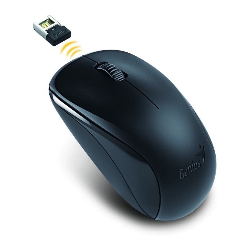 GENIUS NX-7000 / 1200 dpi/ Blue-Eye senzor/ bezdrátová/ černá