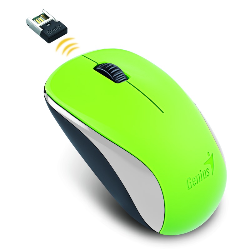 GENIUS NX-7000 / 1200 dpi/ Blue-Eye senzor/ bezdrátová/ zelená