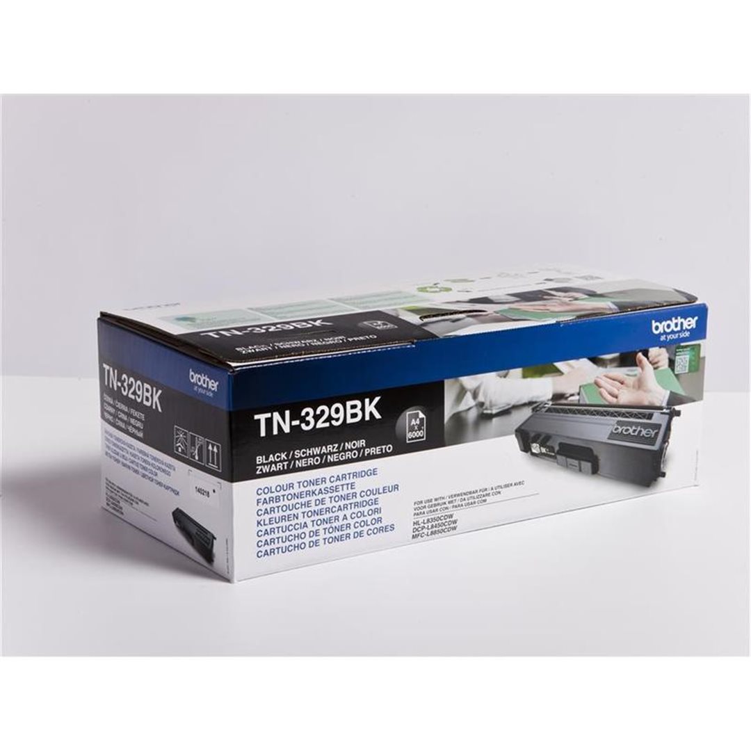 BROTHER TN-329BK , toner černý (až 6 000 stran)