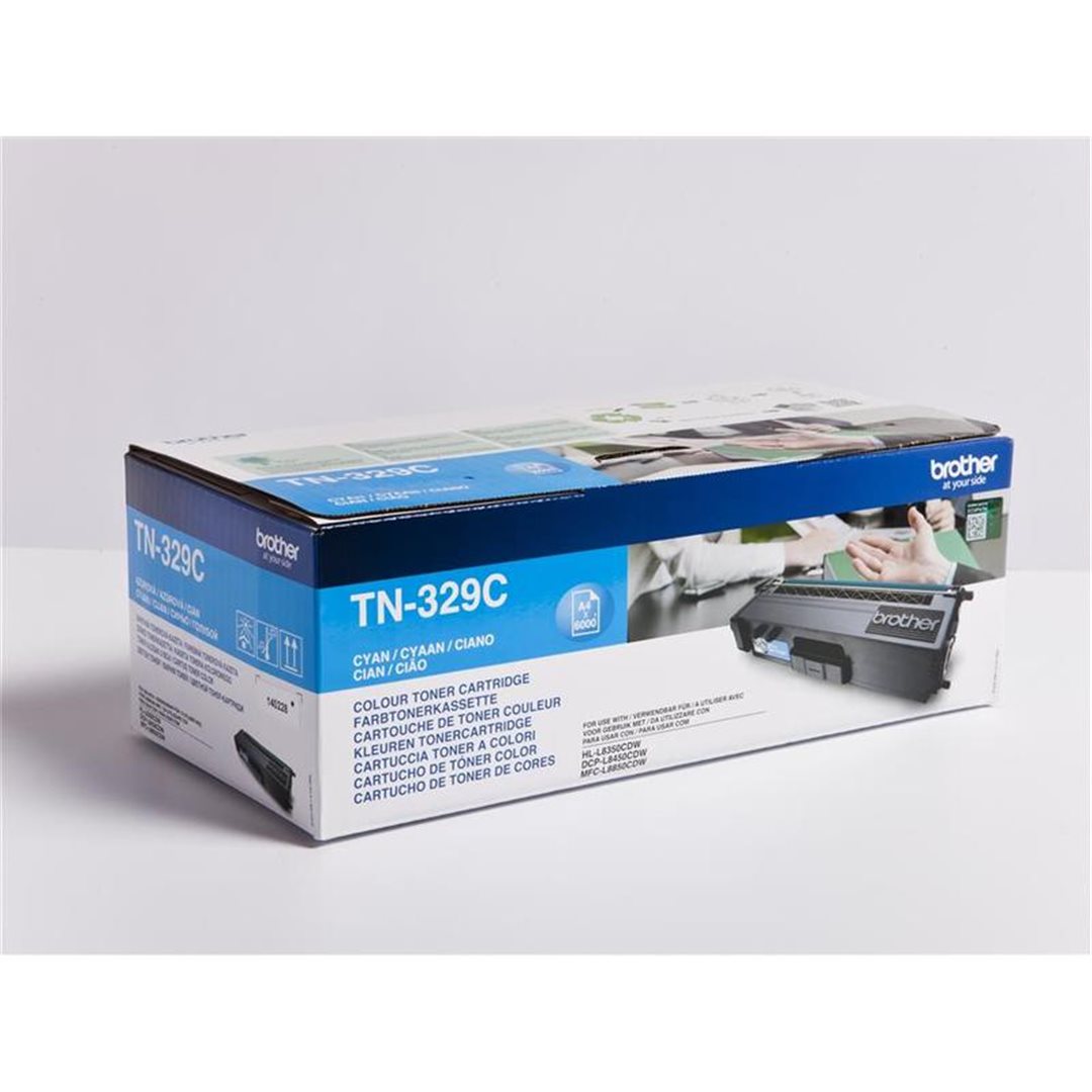 BROTHER TN-329C , toner cyan (až 6 000 stran)