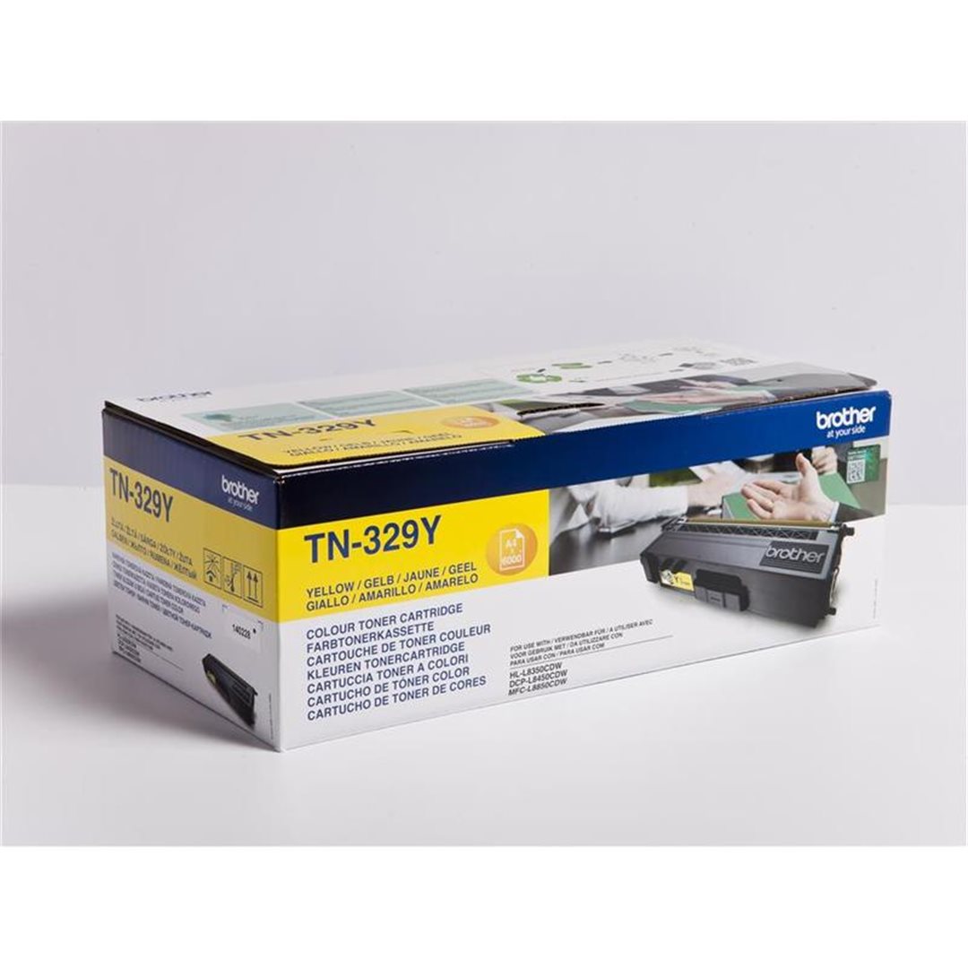 BROTHER TN-329Y , toner yellow (až 6 000 stran)