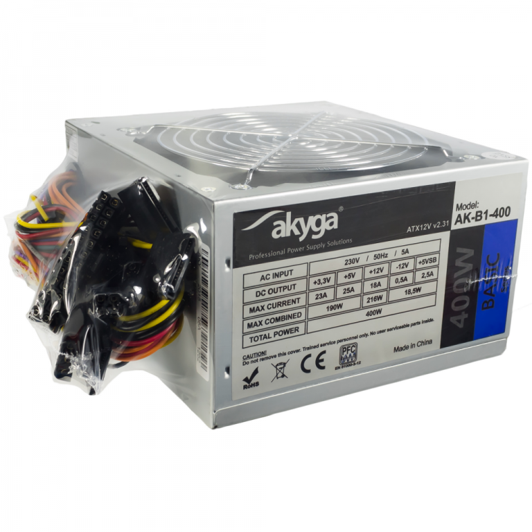 AKYGA AK-B1-400 400W ATX,12cm fan,3x SATA