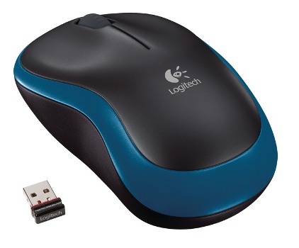 LOGITECH M185 Blue bezdrátová
