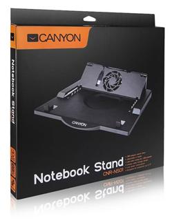 CANYON podstavec na notebook 12-17" s ventilátorem, nové balení
