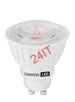CANYON LED COB žárovka, GU10 ,bodová MR16,7.5W,540 lm,teplá bílá 2700K,240V,38°