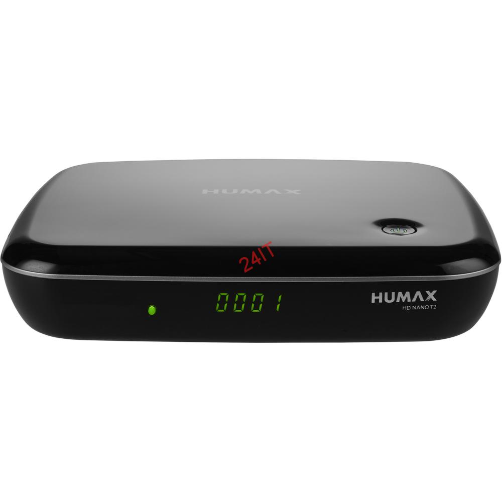 přijímač DVB-T2 HUMAX NANO T2 HEVC HBBTV USB RC,HDMI,SCART