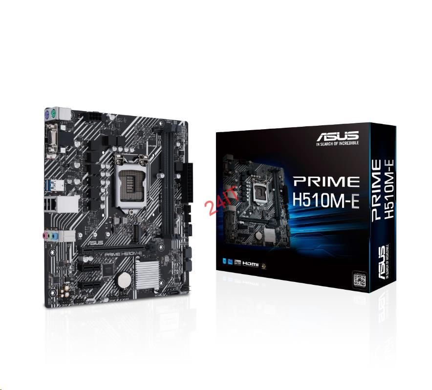 ASUS Sc 1200 PRIME H510M-E, Intel H510, 2xDDR4, 1xDP, 1xHDMI, 1xVGA, mATX