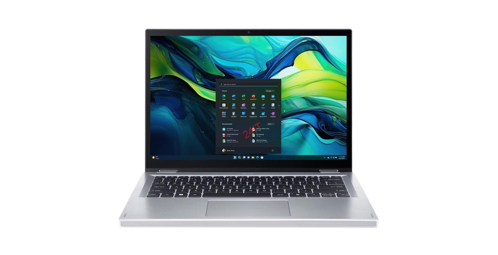 Acer Aspire GO Spin 14 AGSP14-31PT-33QY N355/14" WUXGA Touch/16GB/512GB SSD/UHD/W11
