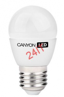 CANYON LED COB žárovka , E27,kompakt,mléčná 3.3W,250 lm,teplá bílá 2700K,230V