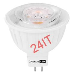 CANYON LED COB žárovka, GU5.3 ,bodová MR16,7.5W,540 lm,teplá bílá 2700K,12V,60 °