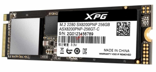 ADATA 256GB XPG SX8200 Pro PCIe Gen3x4 M.2 2280 (čtení: 3500MB/s; zápis: 3000)