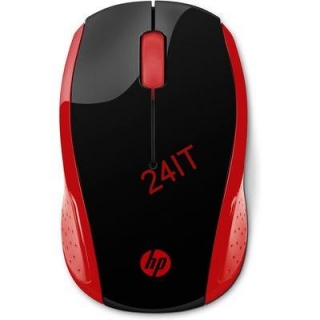 Myš HP 200 bezdrátová 2.4GHz 1000dpi, Emprs RED