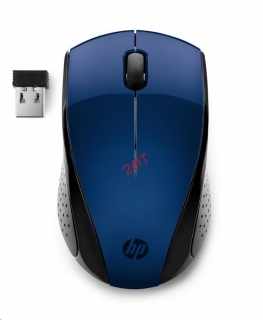 Myš HP 220 bezdrátová 2.4GHz 1600dpi, modrá