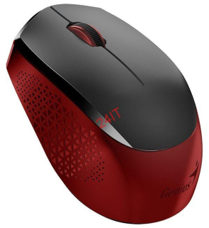 Genius NX-8000S / 1600 dpi / bezdrátová myš / tichá/ červeno-černá