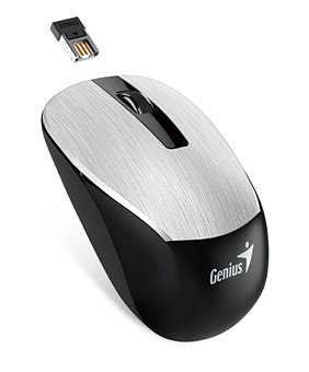 GENIUS NX-7015 / 1600 dpi / Blue-Eye senzor / bezdrátová / stříbrná