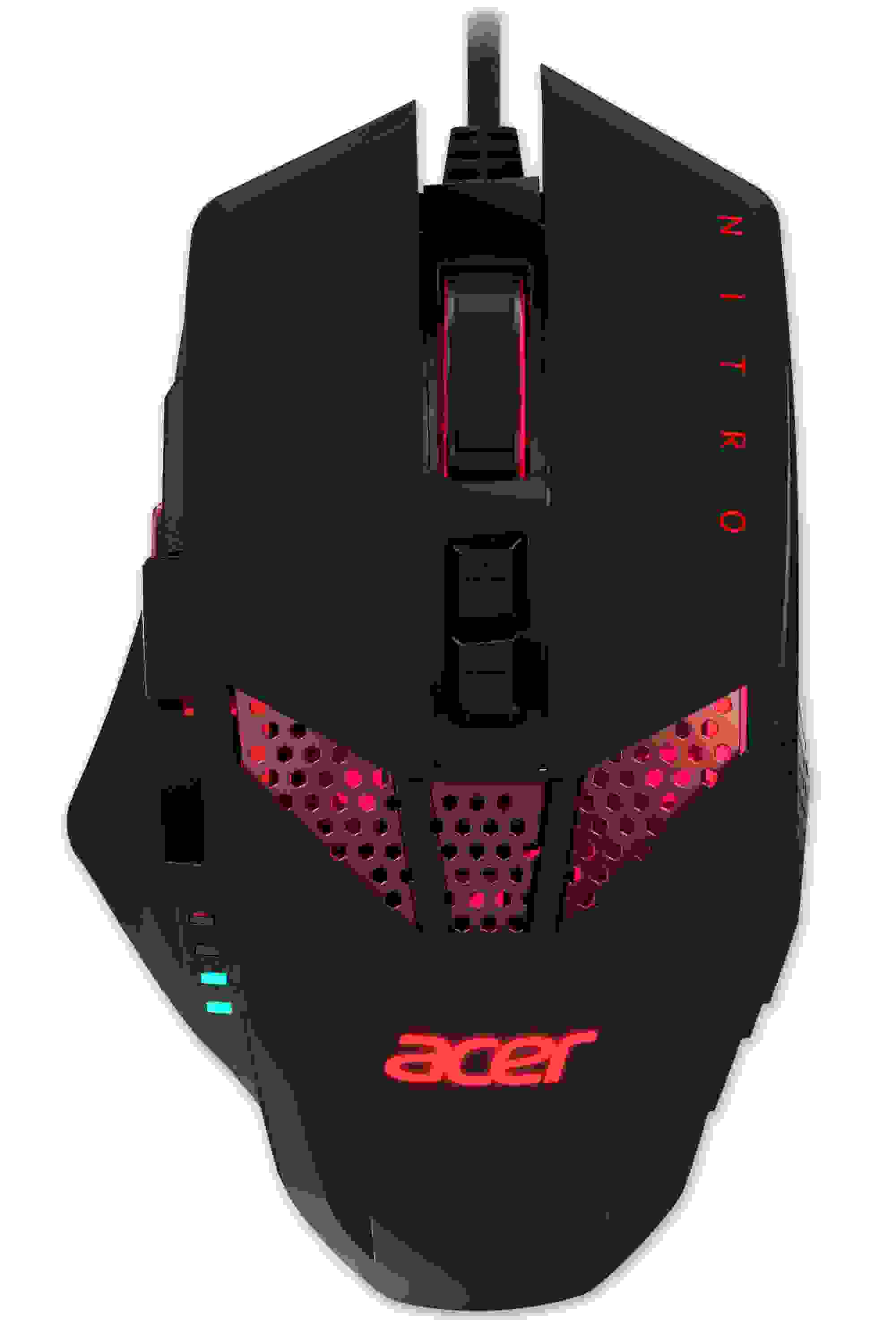 Fotografie Acer NITRO GAMING MOUSE 4000dpi,8 tlačítek,4 color backlight,acceleration 20g