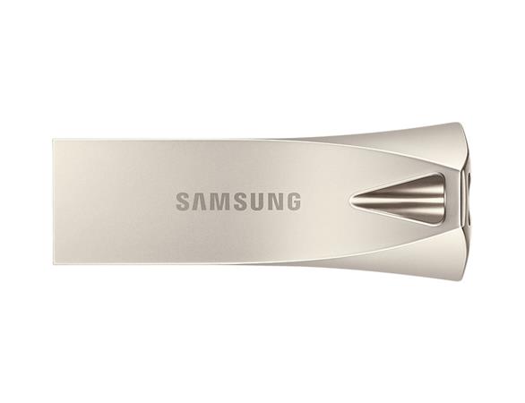 Fotografie SAMSUNG 32GB USB 3.1 BAR PLUS Champagne Silver (čtení až 200MB/s)