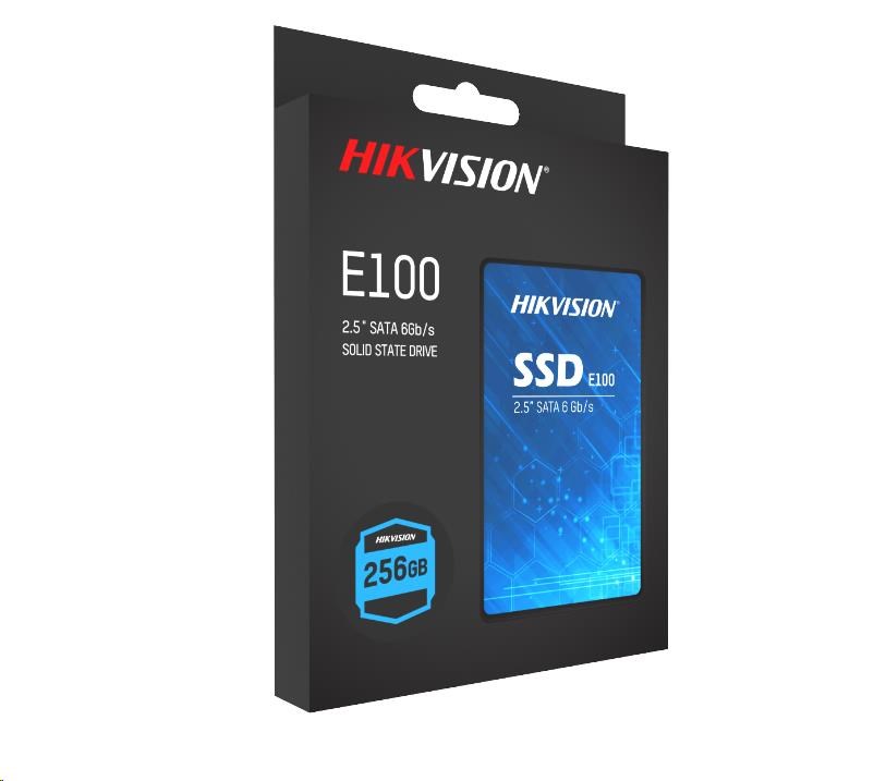 Fotografie HIKVISION E100 256GB SATA3 2.5" 7mm, 3D TLC (až čtení: 550MB/s; zápis: 450MB/s)