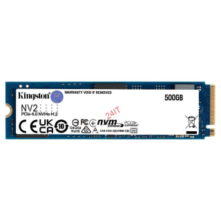 KINGSTON NV2 500GB NVMe PCIe 2280, (až čtení: 3500MB/s; zápis:2100MB/s)