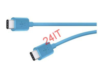 KABEL Belkin MIXIT USB-C 2.0 to USB-C, 1,8m , 3A - modrý