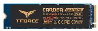 T-FORCE CARDEA ZERO Z44L 500GB M.2 NVMe Gen4,TLC (3300MB/s; zápis: 2400MB/s)